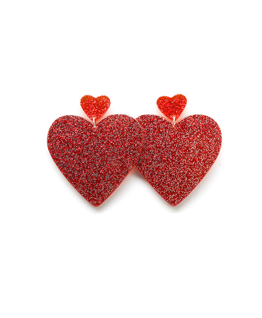 Heart Post Earring