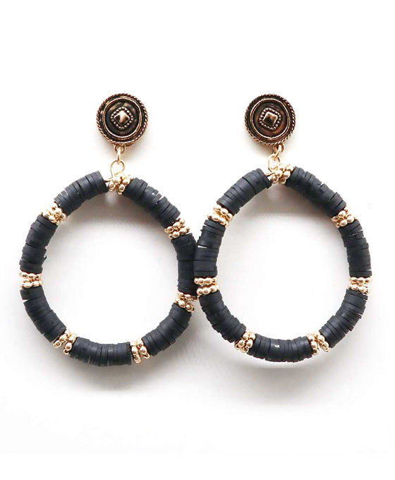 Heishi Beads Earring
