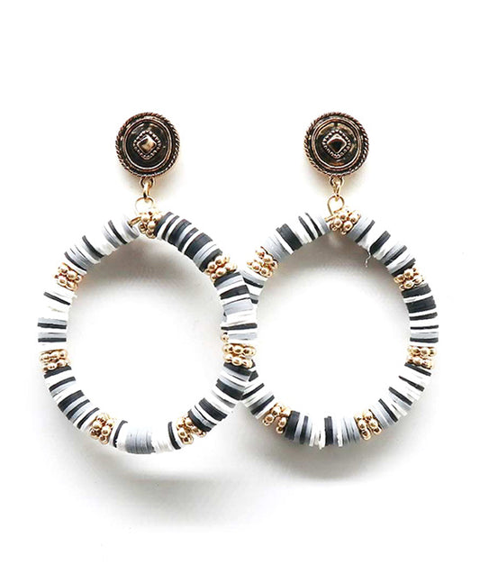 Heishi Beads Earring