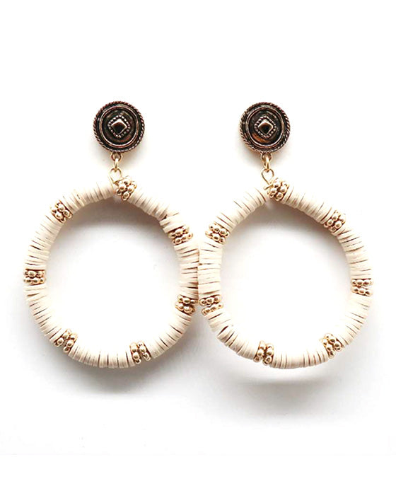 Heishi Beads Earring