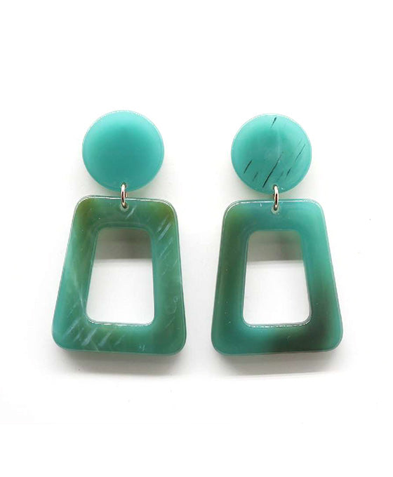 Jade Acetate Earring