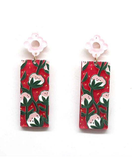 Painted Post Earring