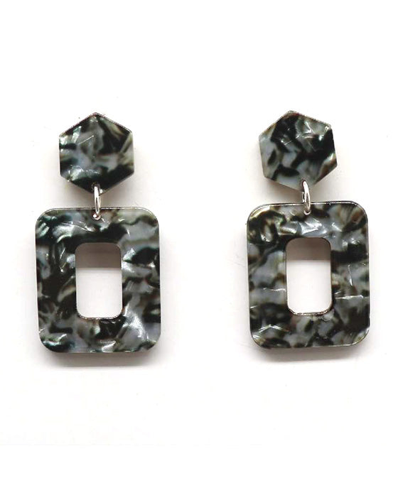 Acetate Post Earring
