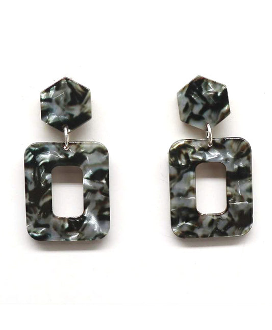 Acetate Post Earring