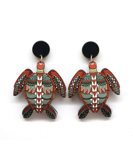 Turtle Post Earring
