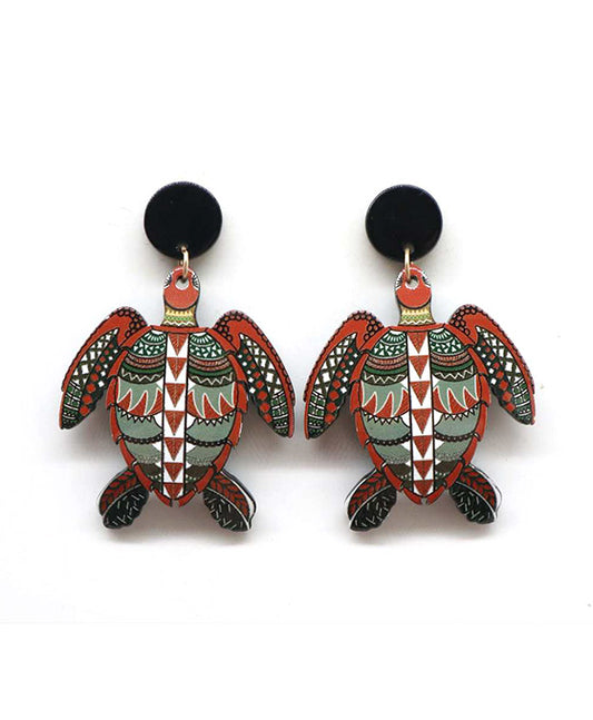Turtle Post Earring