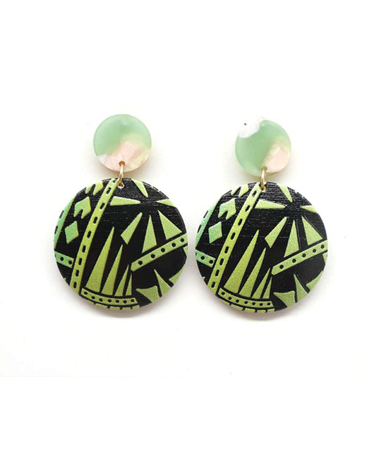 Painted Post Earring