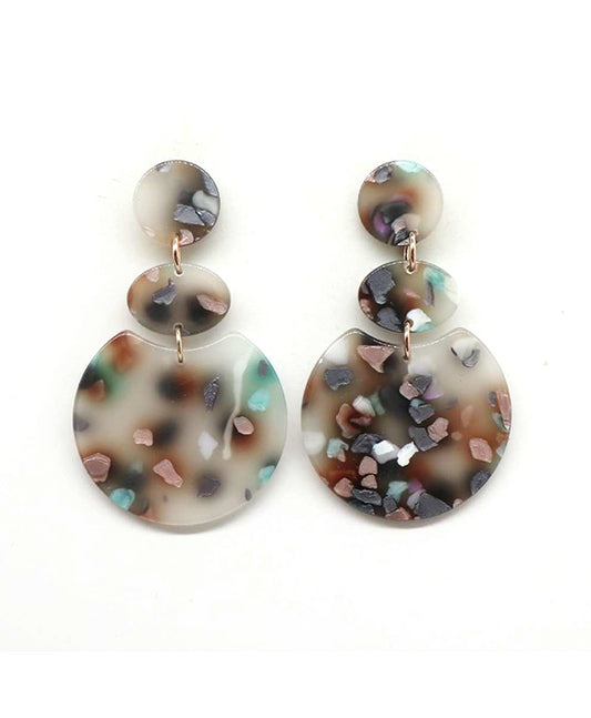 Acetate Post Earring