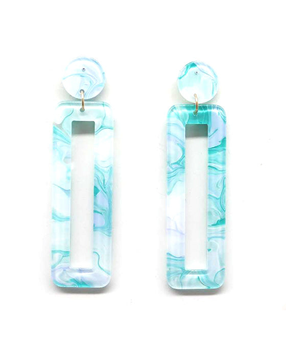Acetate Post Earring