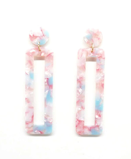 Acetate Post Earring