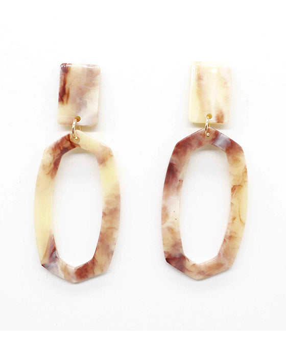 Acetate Post Earring