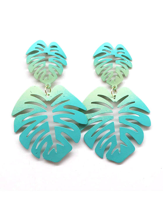 Painted Metal Earring