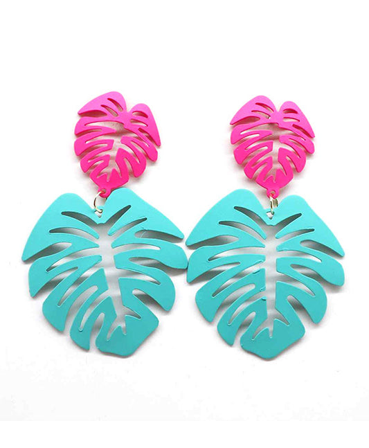 Painted Metal Earring