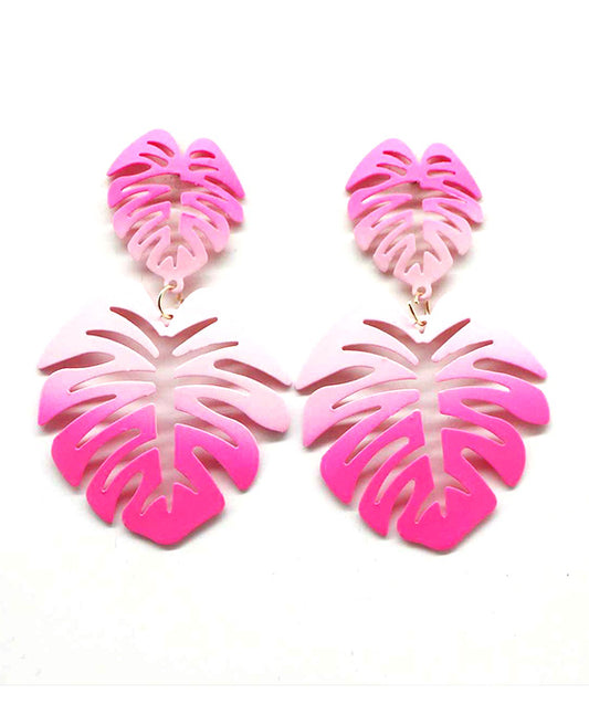 Painted Metal Earring