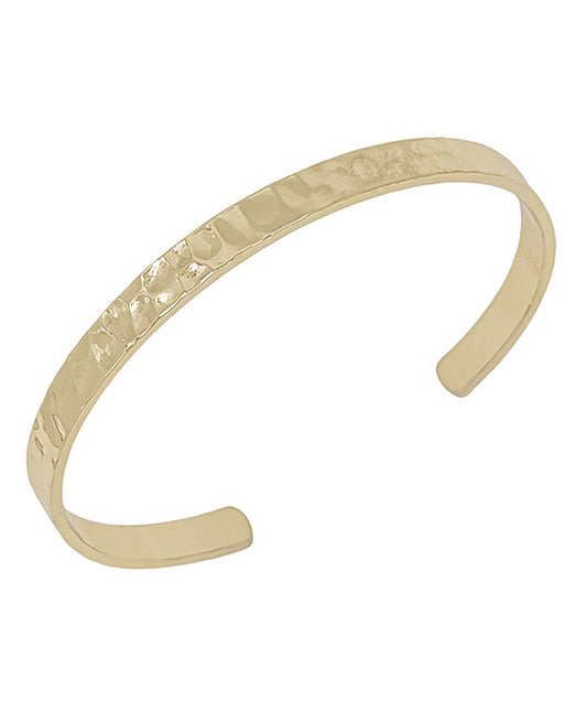 5mm Hammered Cuff Bracelet