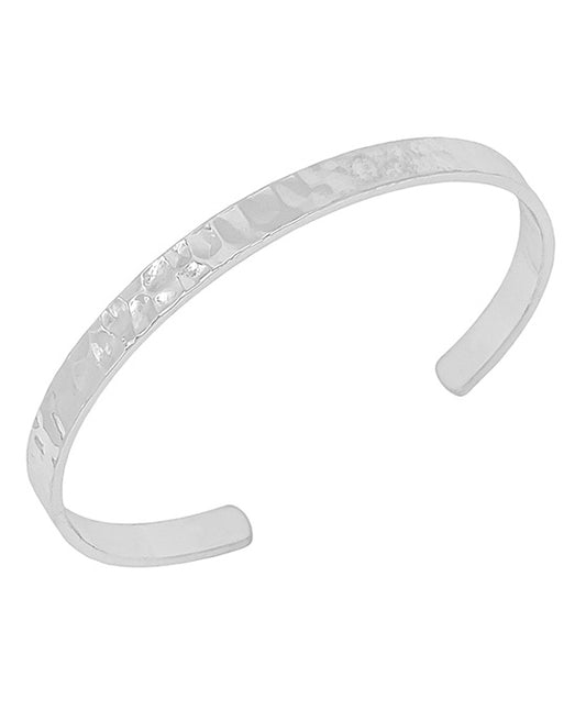 5mm Hammered Cuff Bracelet