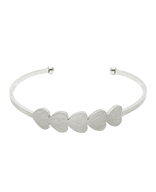 Heart Metal Brass Bracelet