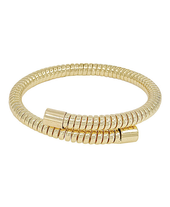 Snake Pattern Bold Metal Adjustable Bracelet
