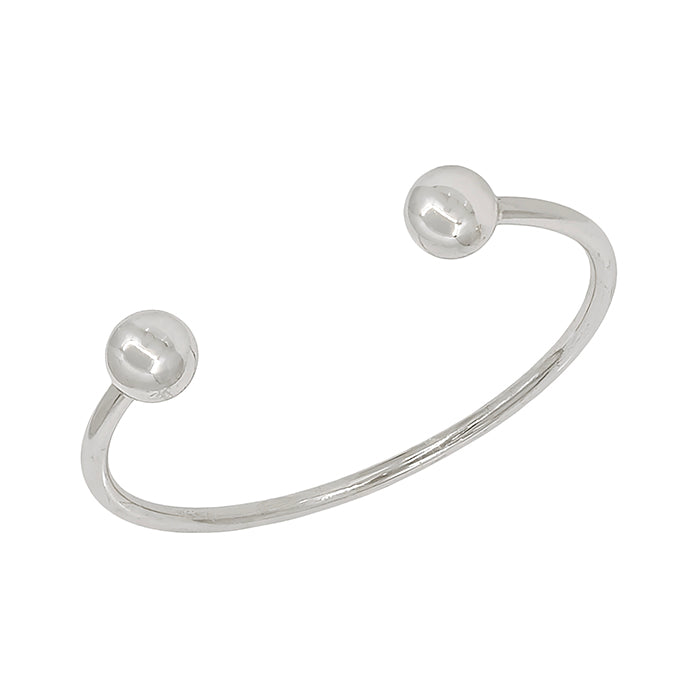 Ball Textured Brass Cuff Bracelet