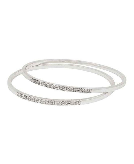 Pave Accent 2 Set Bangle