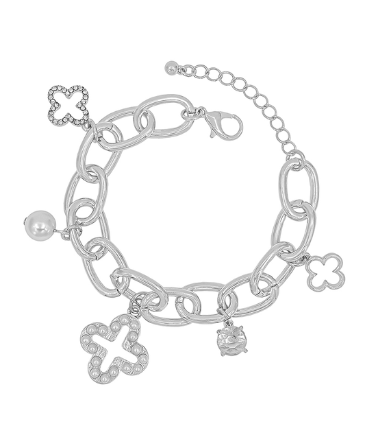 Clover Chunky Chain Bracelet
