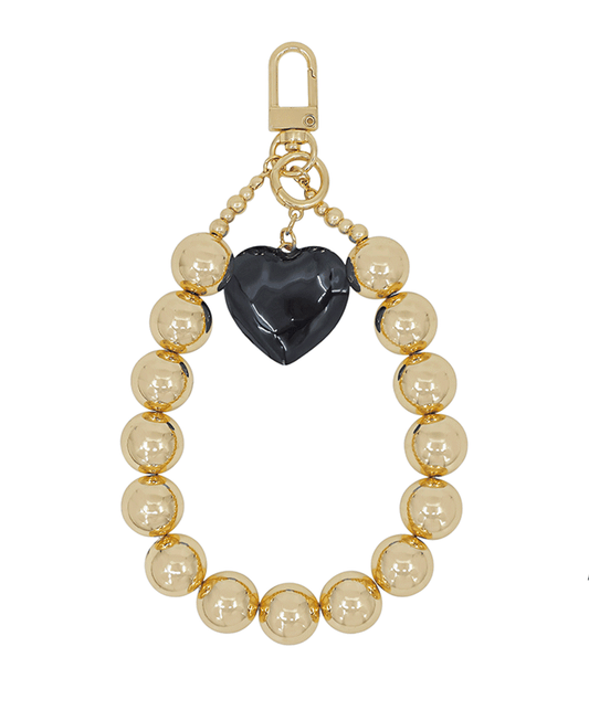Epoxy Heart 16mm CCB Bag & Key Charm