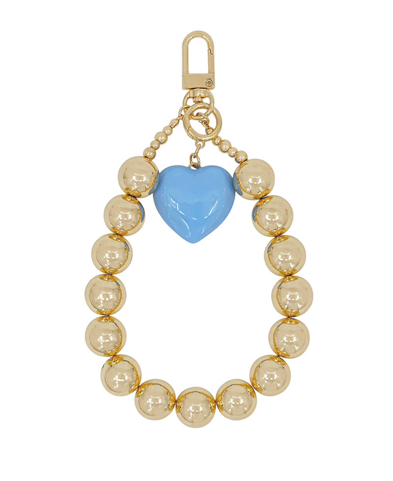 Epoxy Heart 16mm CCB Bag & Key Charm