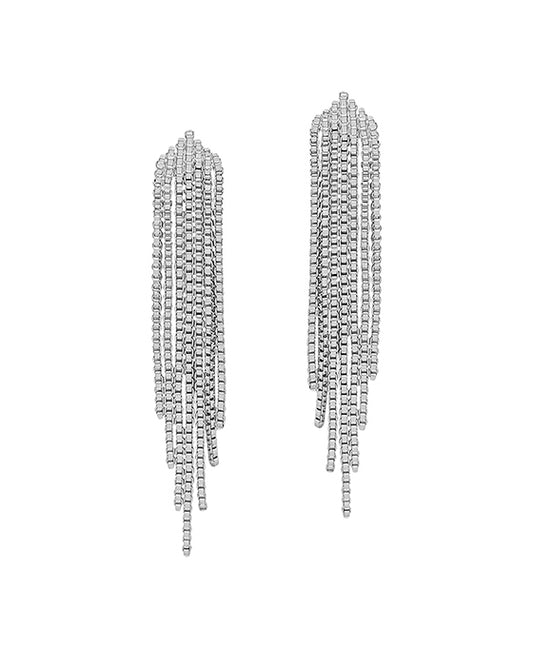 2 Inches Chain Linear Post Drop Earring