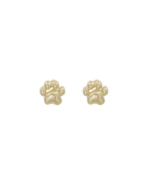 Small Paw Post Earring
