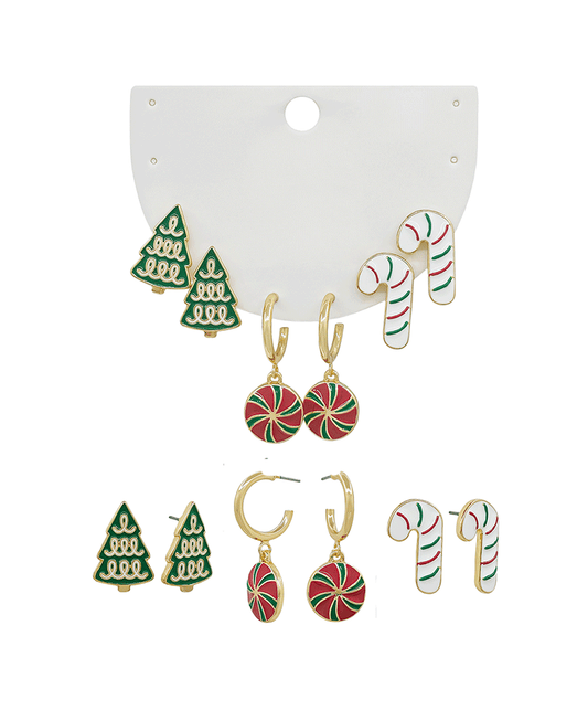 Christmas 3 Set Earring