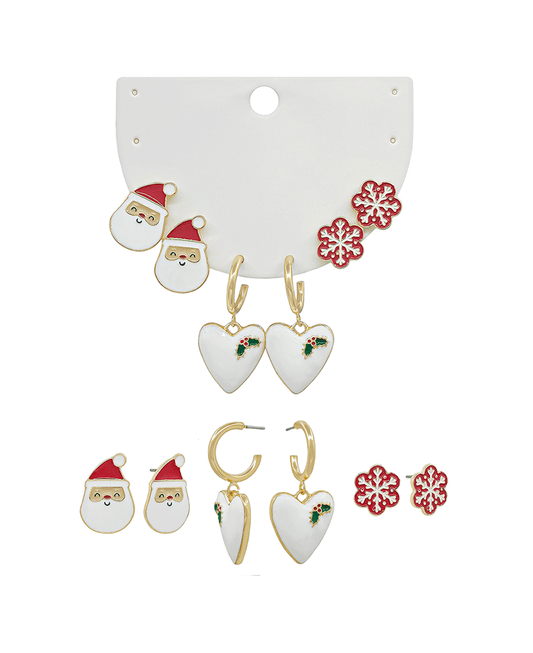 Christmas 3 Set Earring