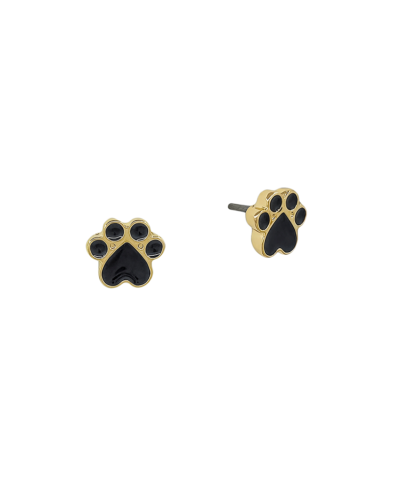 7mm Petit Size Paw Epoxy Stud Earring