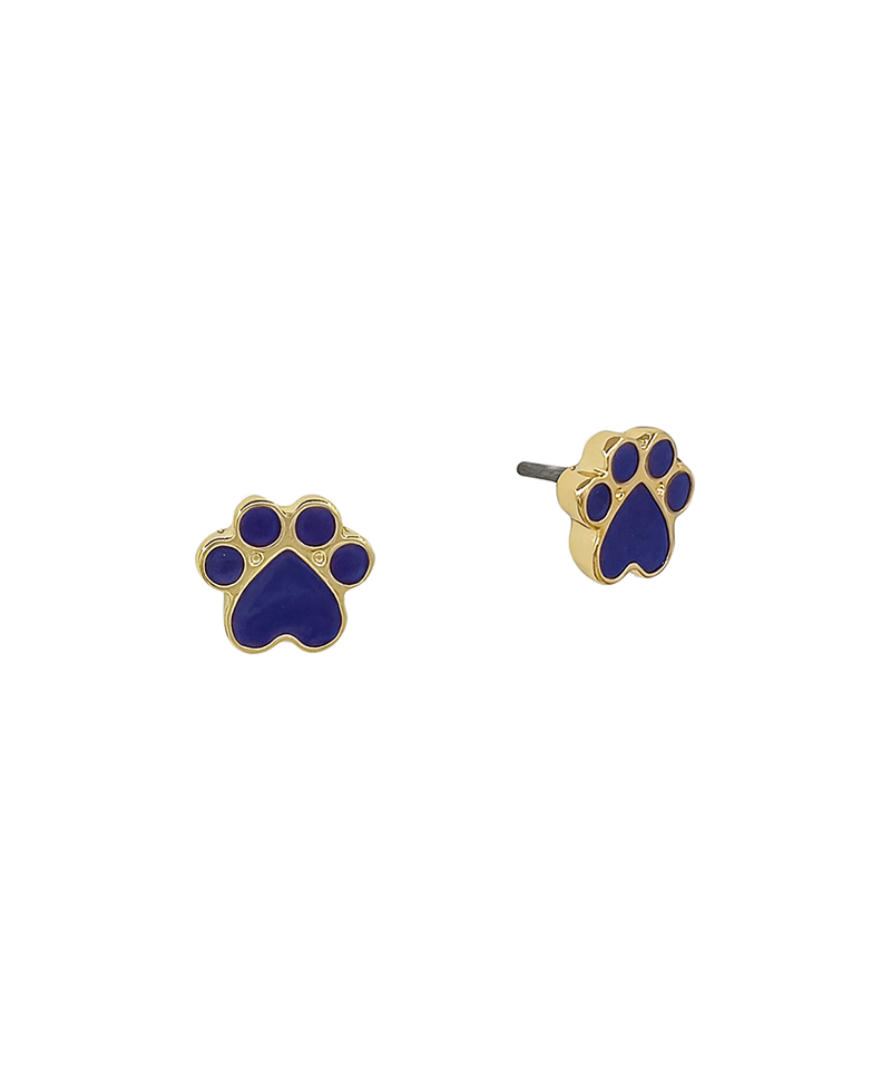 7mm Petit Size Paw Epoxy Stud Earring