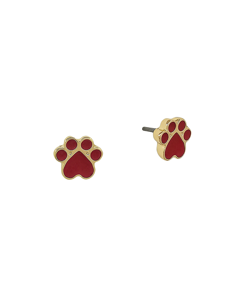 7mm Petit Size Paw Epoxy Stud Earring