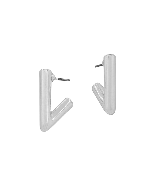 20mm Triangle Shape Metal Hoop Earring