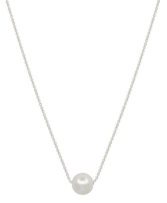 12mm Metal Ball Short Necklace