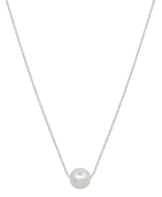12mm Metal Ball Short Necklace