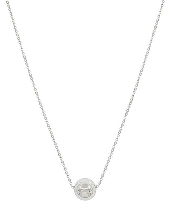 12mm Metal Ball Short Necklace