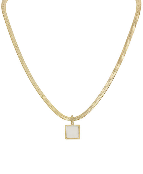 Square Mop Pendant Chian Chocker