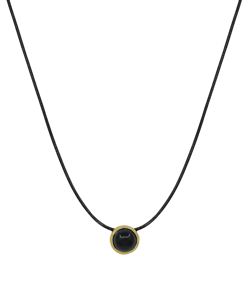 10mm Stone Cord Short Necklace