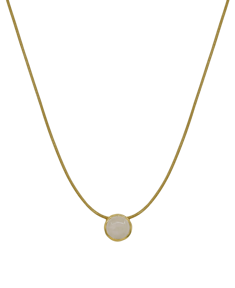 10mm Stone Cord Short Necklace