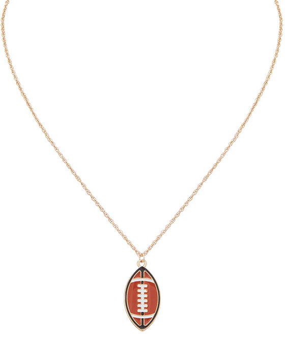 Sports Epoxy Pendant Chain Necklace