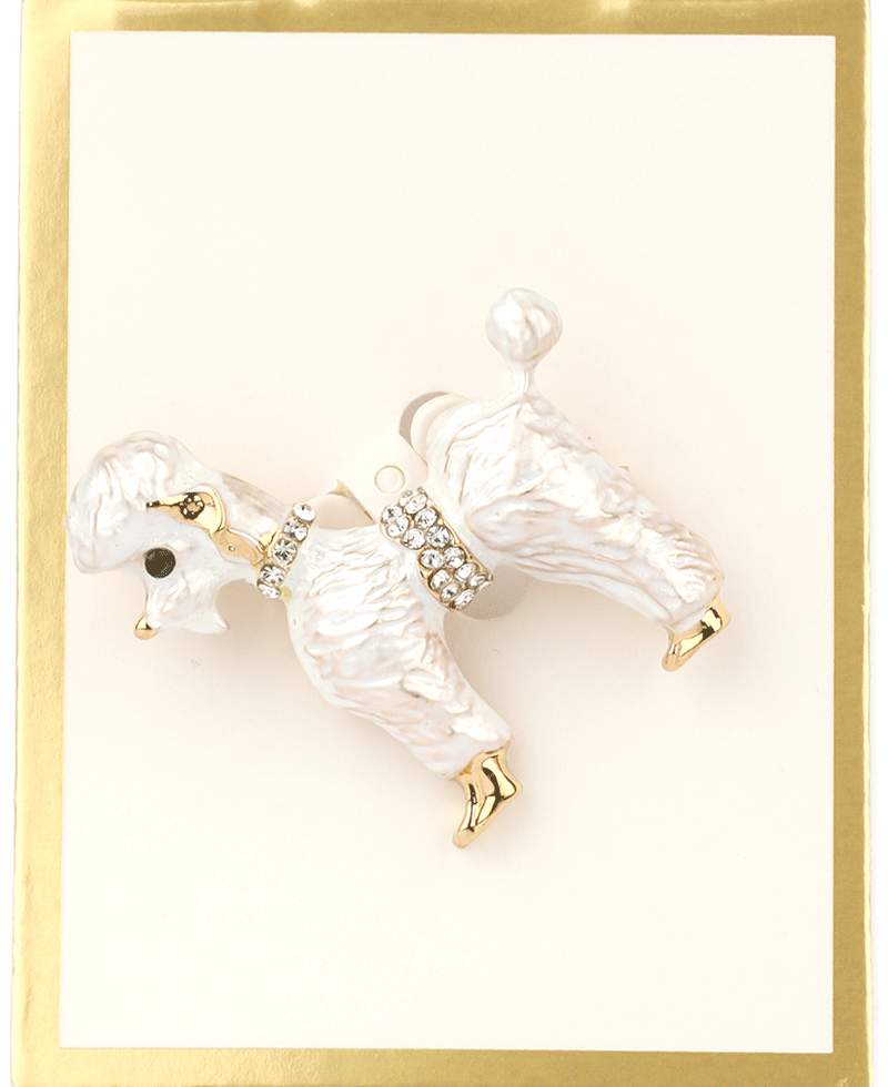 Epoxy Dog Brooch
