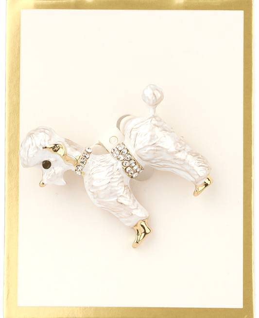 Epoxy Dog Brooch