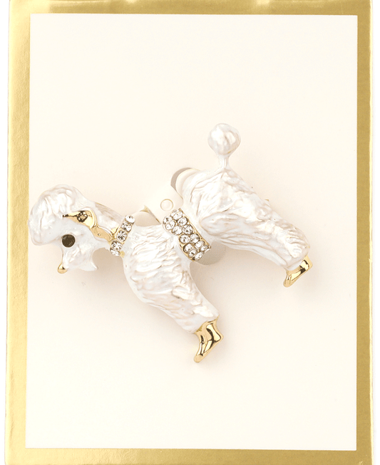 Epoxy Dog Brooch