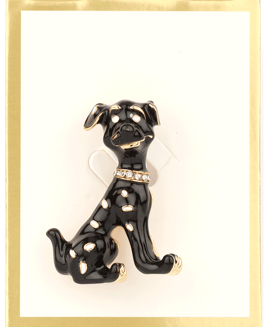 Epoxy Dog Brooch