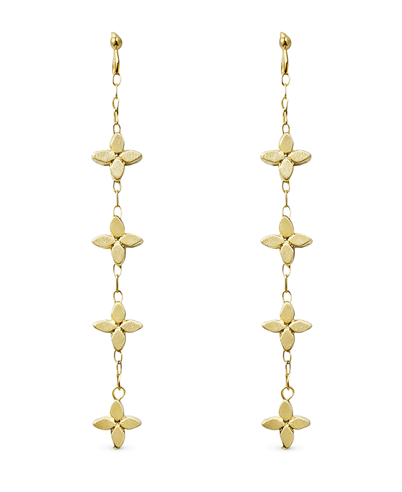Flower Station Linear Earring