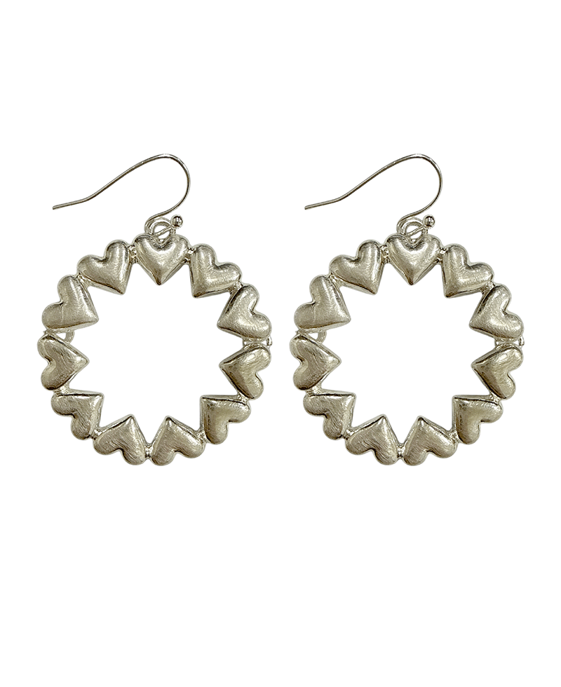 Heart Wreath Earring