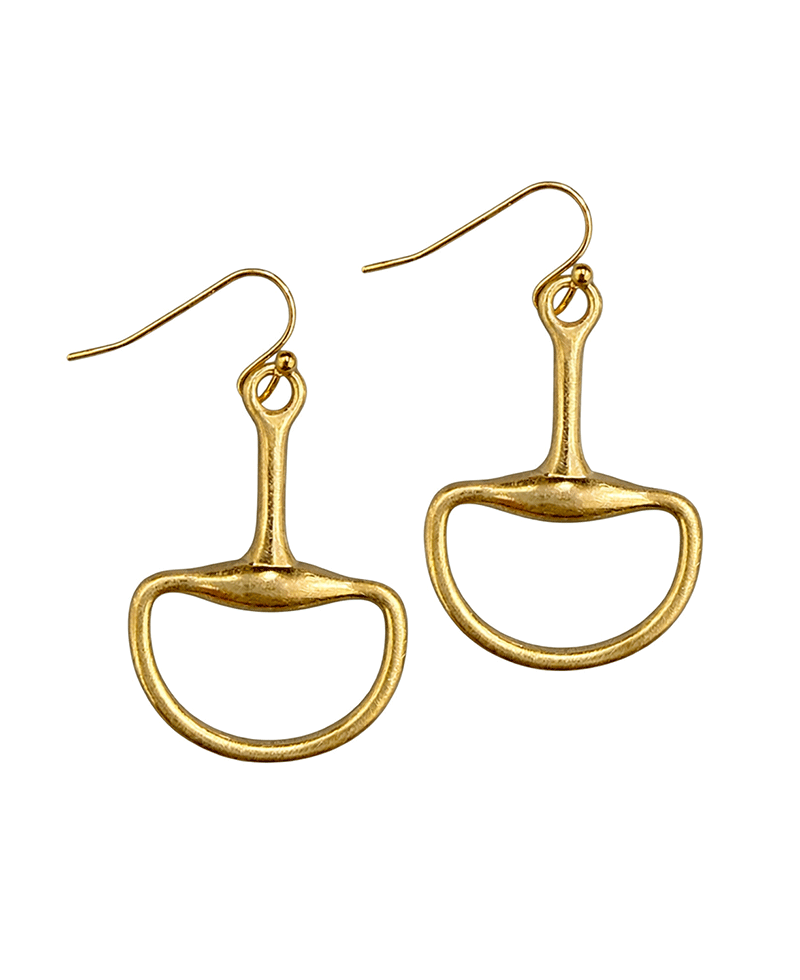 Horsebit Dangle Earring