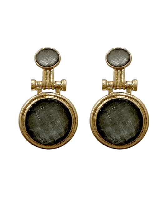 Vintage Style Drop Post Earring